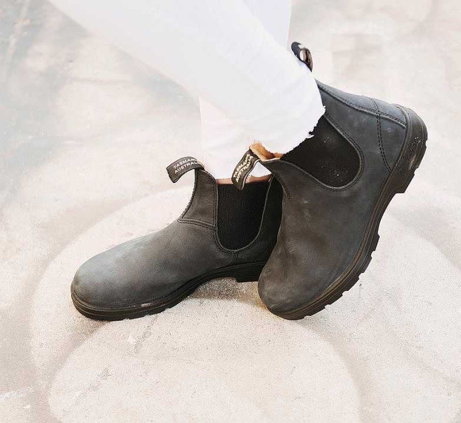 Mann blundstone | Blundstone 587 Rustikales Schwarz