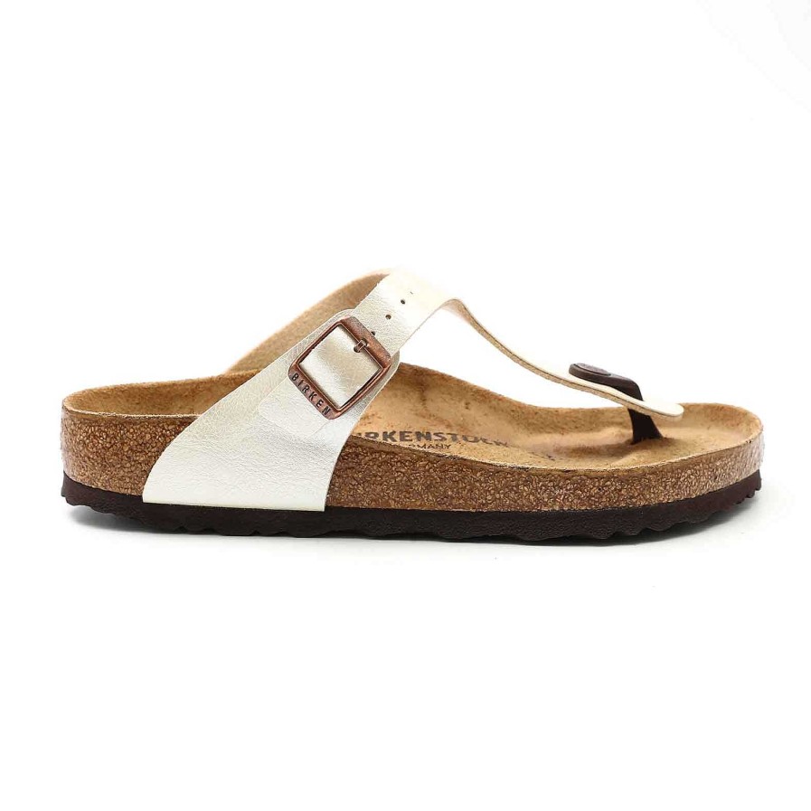 Frau birkenstock | Birkenstock Gizeh Graceful Pearl White