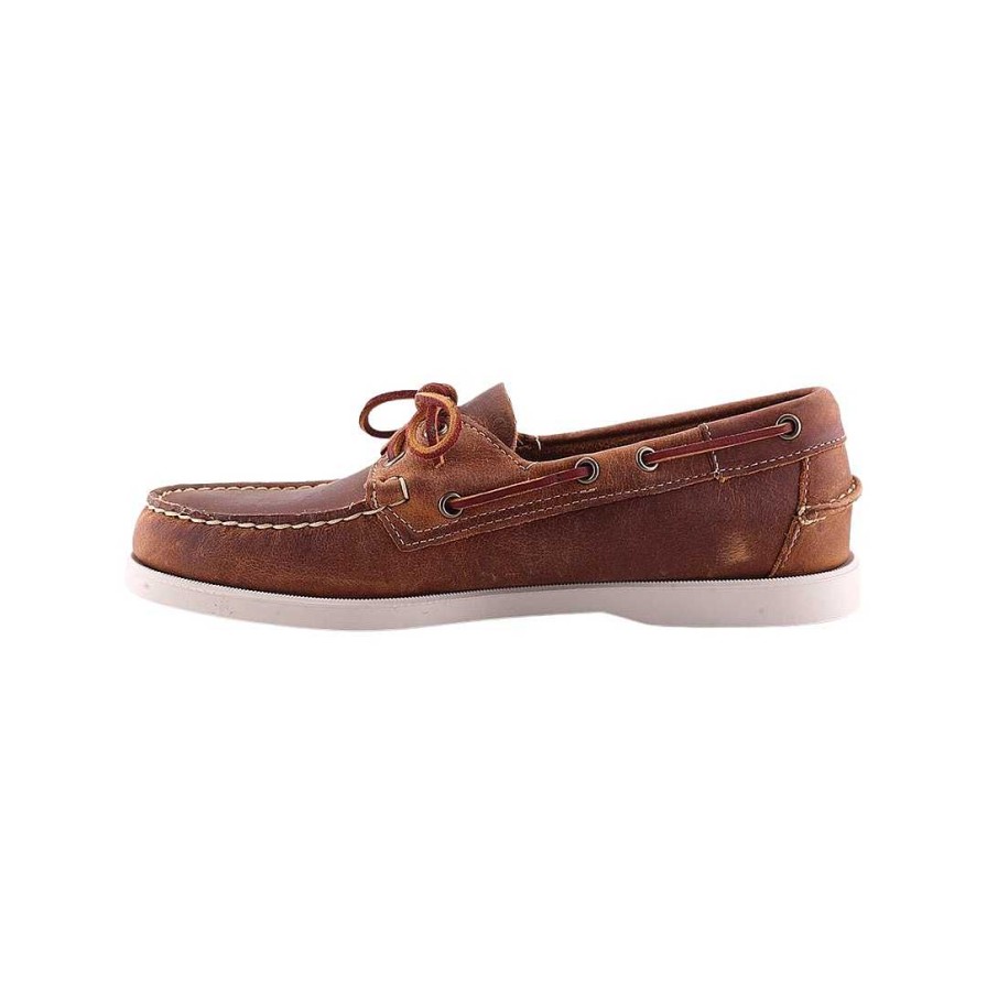 Mann sebago | Sebago Dockside Portland Leder