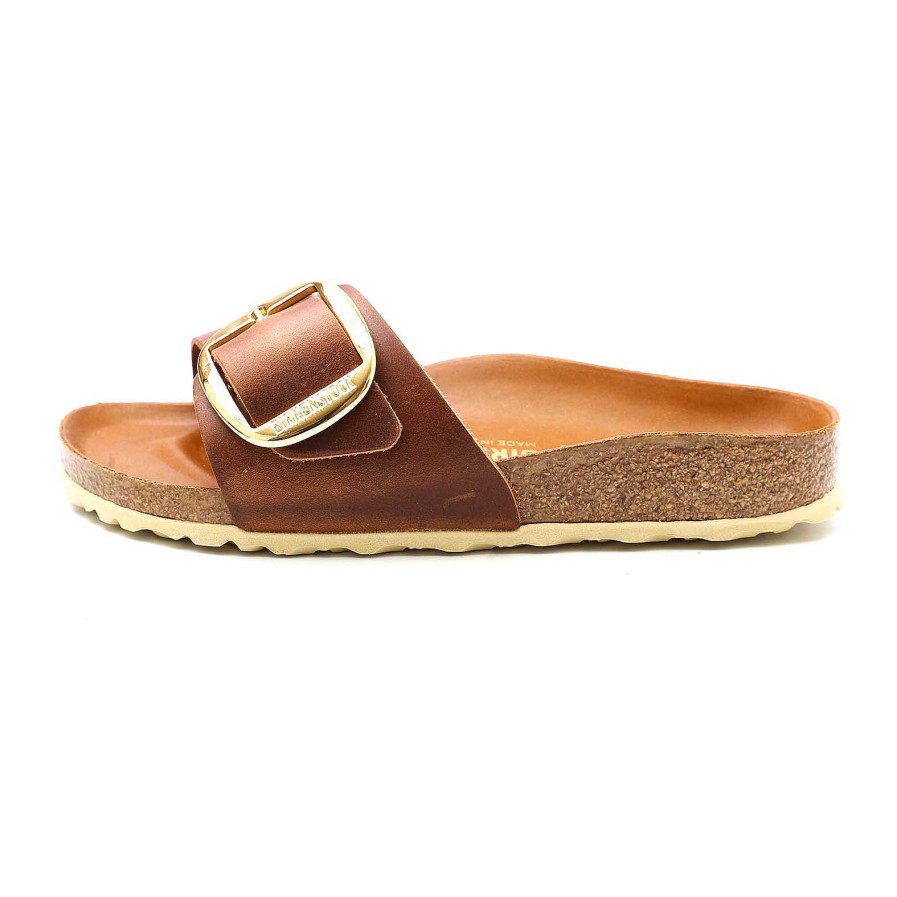 Frau birkenstock | Birkenstock Madrid Big Buckle Cognac