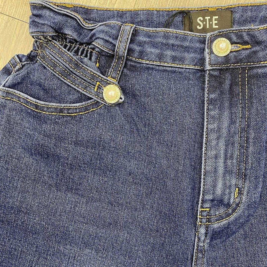 Kleidung s.t.e | Ste Jeans F31334 Blau