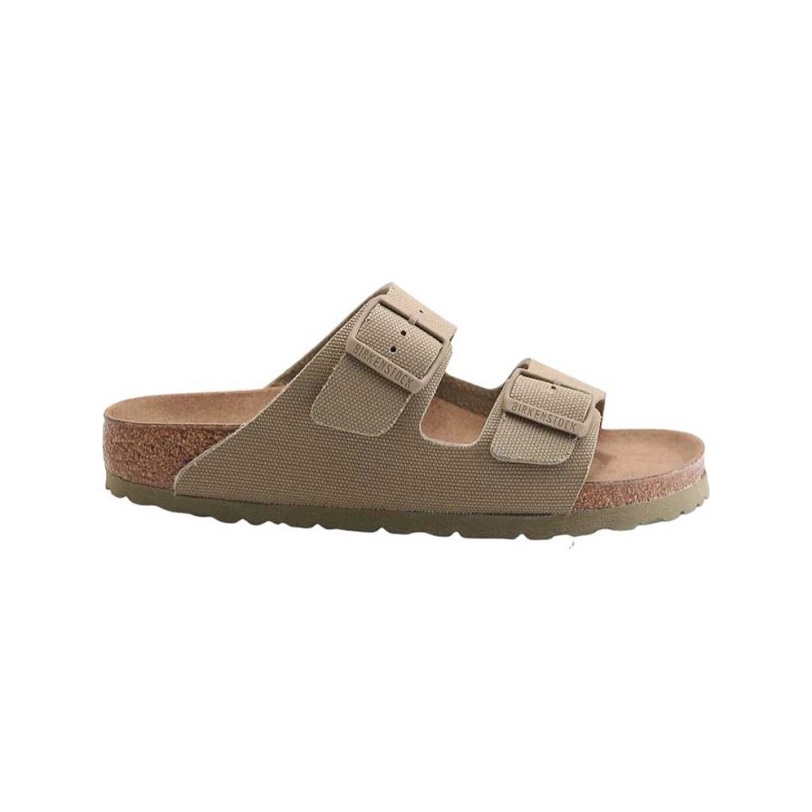 Frau birkenstock | Birkenstock Arizona Vegan Rivet Logo Khaki