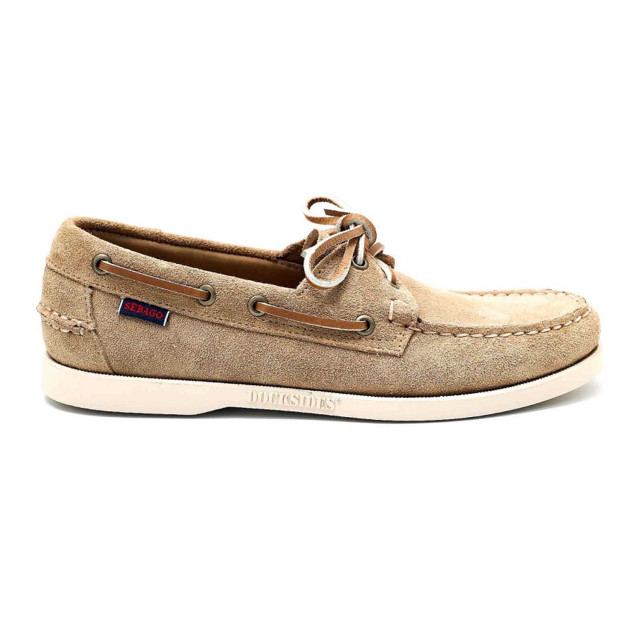 Mann sebago | Sebago Dockside Portland Beige