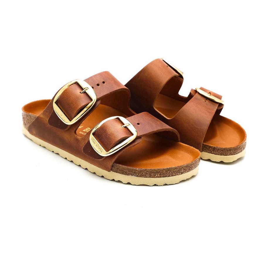 Frau birkenstock | Birkenstock Arizona Big Buckle Cognac