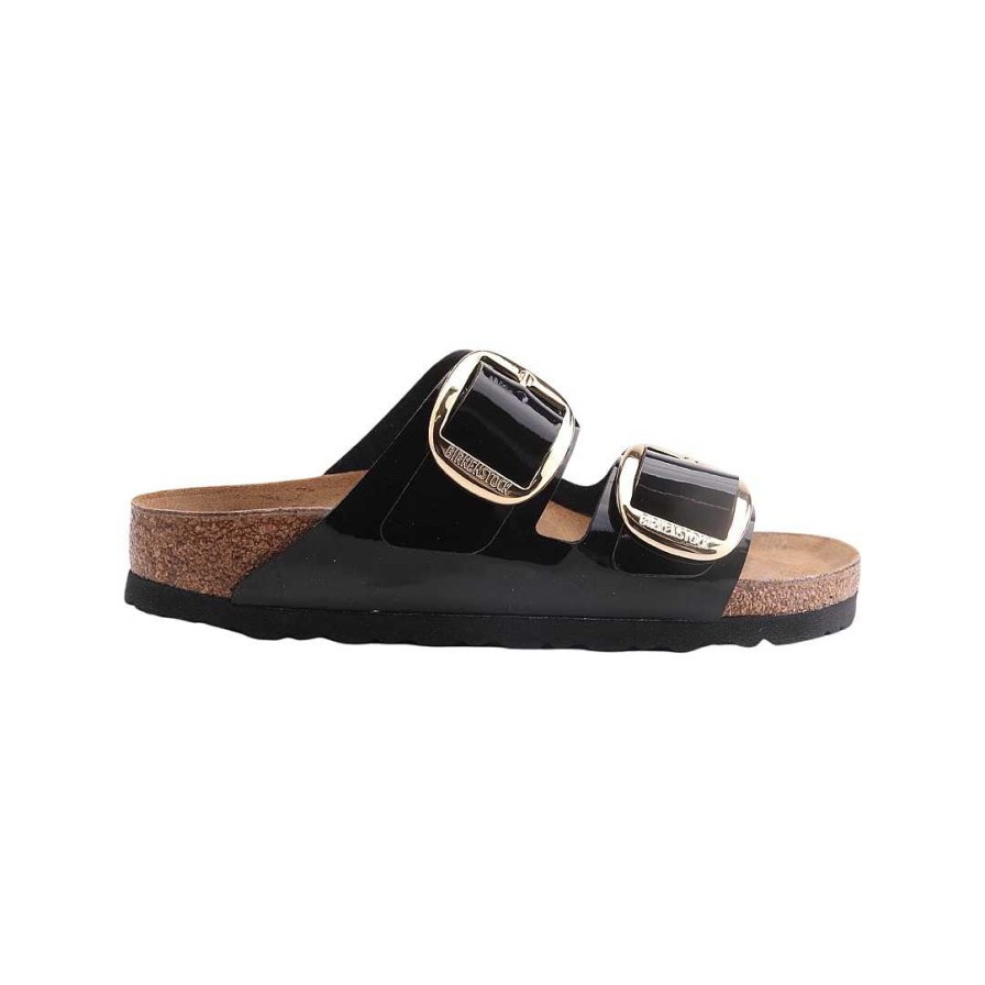 Frau birkenstock | Birkenstock Arizona Big Buckle Patent Schwarz