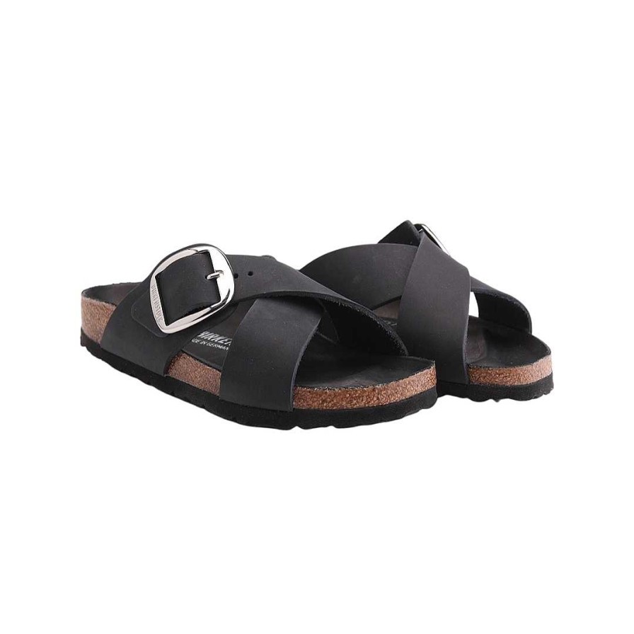 Frau birkenstock | Birkenstock Siena Big Buckle Schwarz