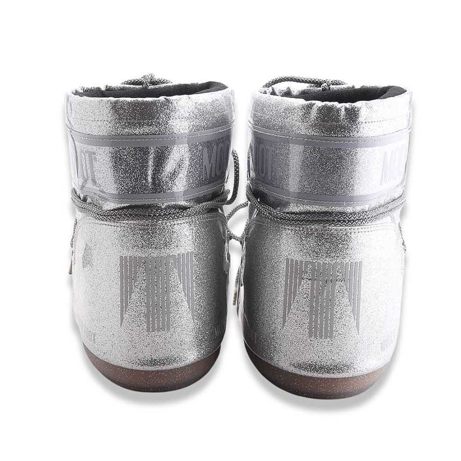 Frau moon boot | Moon Boot Icon Low Glitter Silber