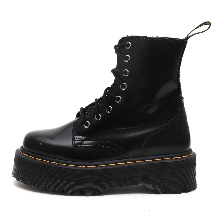 Mann dr. martens | Dr. Martens Jadon Poliertes, Glattes Schwarz