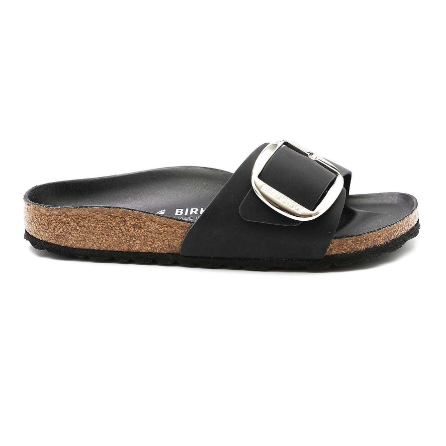 Frau birkenstock | Birkenstock Madrid Big Buckle Schwarz