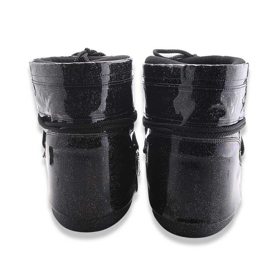 Frau moon boot | Moon Boot Icon Low Glitter Schwarz