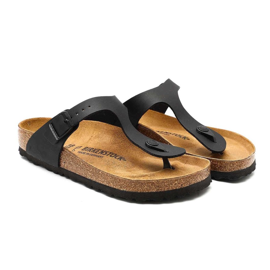 Frau birkenstock | Birkenstock Gizeh Schwarz