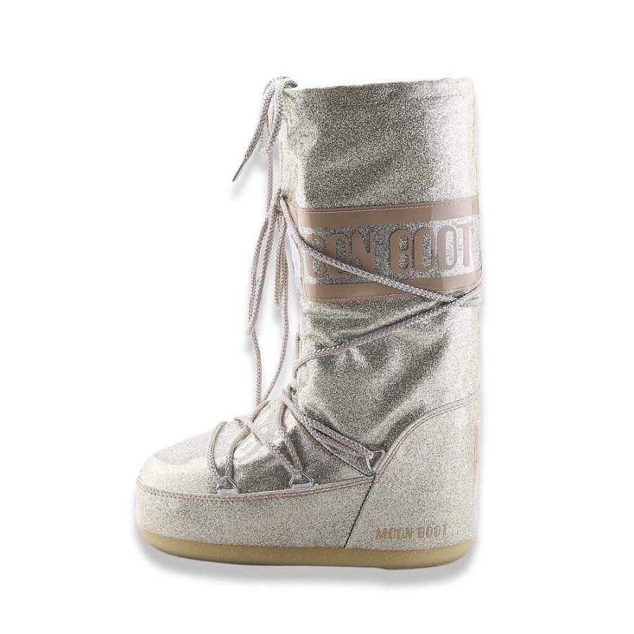 Frau moon boot | Moon Boot Icon Glitzer Gold