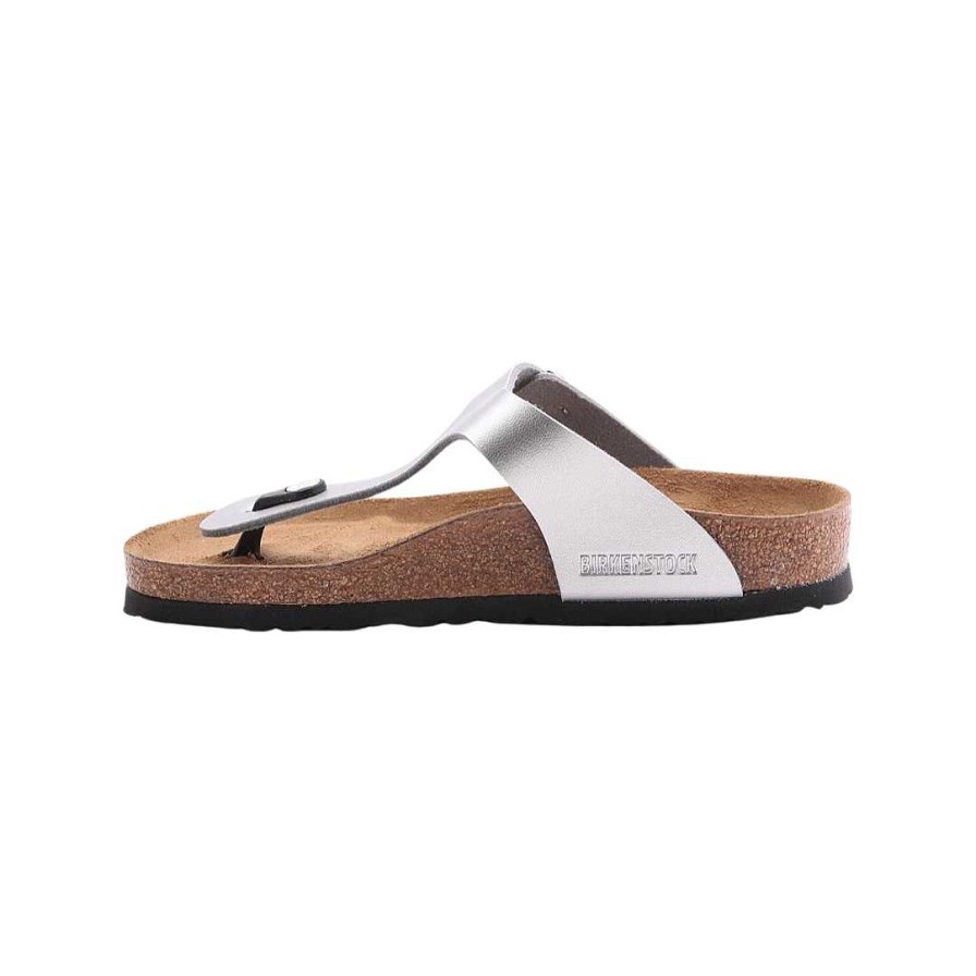 Frau birkenstock | Birkenstock Gizeh Bs Silber