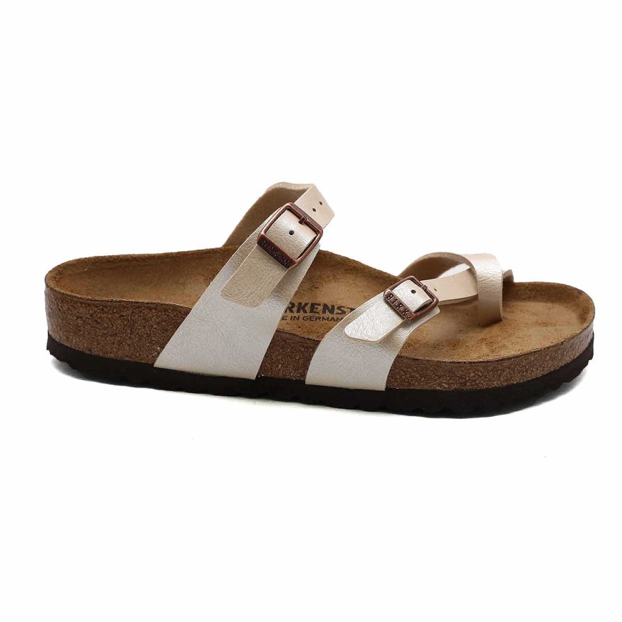 Frau birkenstock | Birkenstock Mayari Graceful Pearl White