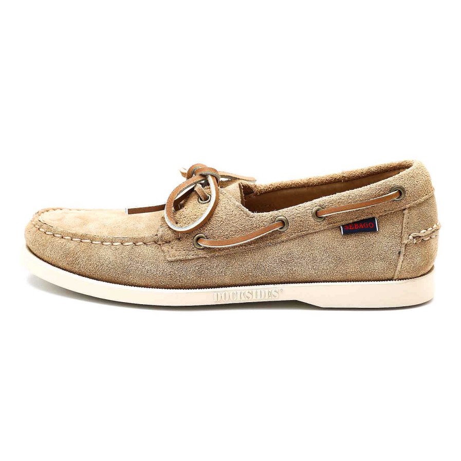 Mann sebago | Sebago Dockside Portland Beige