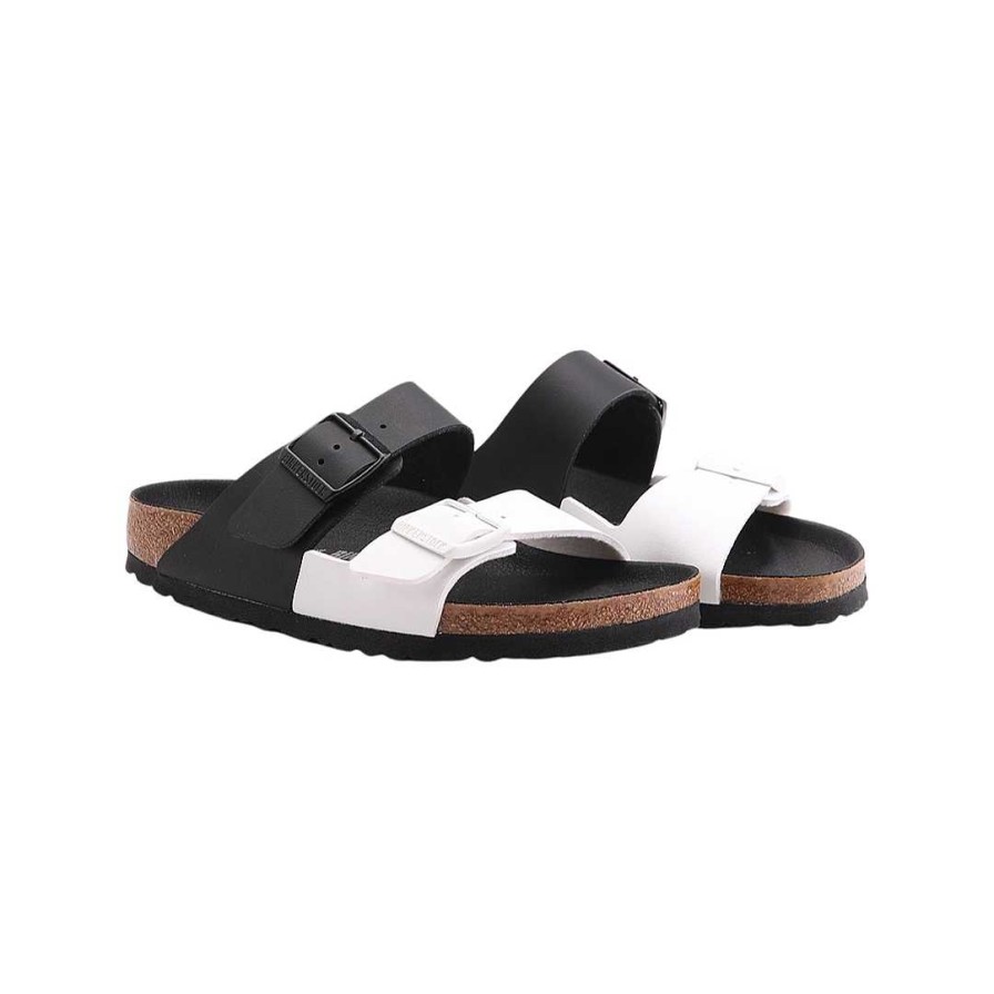 Frau birkenstock | Birkenstock Arizona Split Schwarz Weis